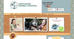 Desktop Screenshot of goffstownanimalhospital.com